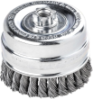 Topfbürste Stahl M14 gezopft 80x0,5mm Lessmann Produktbild