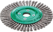 Pipelinebürste Edelstahl 125x6mm gezopft 0,5mm Lessmann Produktbild