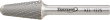 Frässtift HM Rundkegelform 1225 C 6mm 12x25mm FORMAT Produktbild