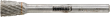 Kleinfrässtift HM Winkelform 0607 C 3mm 6x7mm FORMAT Produktbild