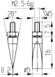 Messeinsatz Stahl Typ 20/ 5,0mm KÄFER Produktbild img1 S