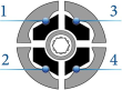 Steckschlüsseleinsatz C-Profil 1/2" 32mm Gedore Produktbild img3 S