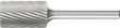 Frässtift HM zylindrisch 1625 3 6mm 16x25mm Pferd Produktbild