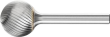 Frässtift HM kugelförmig 2018 3 6mm 20x18mm Pferd Produktbild