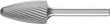 Frässtift HM Rundbogenform 1630 3 6mm 16x30mm Pferd Produktbild img1 S