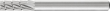 Frässtift HSS zylindrischA 0616ST 3 6mm 6x16mm Pferd Produktbild