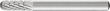 Frässtift HSS Walzenform C 0616 3 6mm 6x16mm Pferd Produktbild img1 S