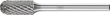 Kleinfrässtift HM Walzenrundform 0613 4 3mm6x13mm Pferd Produktbild