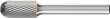 Frässtift HM Walzenrundform 1020 5 6mm 10x20mm Pferd Produktbild