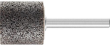 Schleifstift zylindrisch 2525 6 6B ADW 30 L Pferd Produktbild
