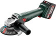 Akku-Winkelschleifer W 18 L 9-125 Quick 2x18,0 V 5,2 Ah Ladegerät ASC 55 metaBOX Produktbild