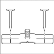 Metallhalter M8 PRO FME-M8 Aussengewinde Produktbild img6 S