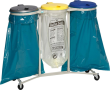 Abfallsammler 3x120 l verz. fahrbar H980 mm VAR Produktbild img1 S