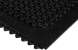 Arbeitsplatzmatte YOGA SOLID Oil schwarz B90xT90 cm Produktbild