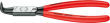 KNIPEX 44 21 Sicherungsringzange für Innenringe in Bohrungen schwarz atramentiert Produktbild img1 S