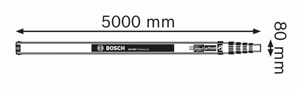 Bosch PRO Messlatte GR 500 Produktbild img2 L