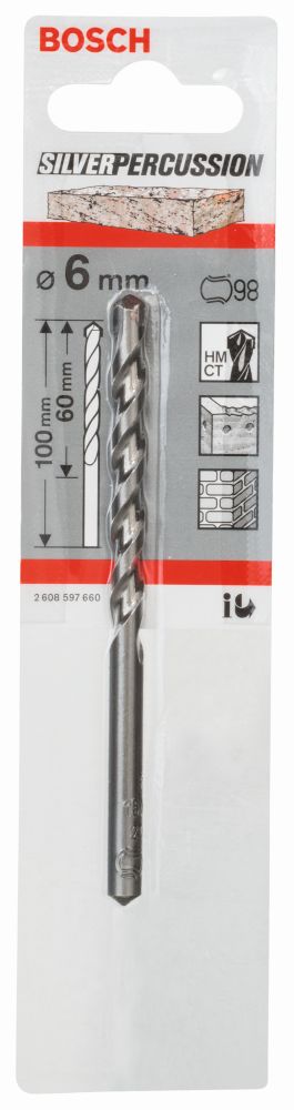 Bosch PRO Betonbohrer CYL-3, 6 x 60 x 100 mm, d 5,5 mm, 1er-Pack Produktbild img2 L