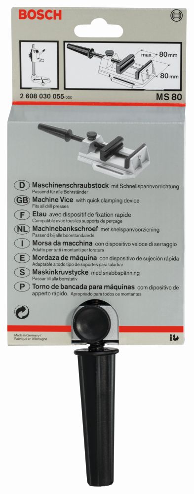 Bosch PRO Maschinenschraubstock MS 80, 95 mm, 80 mm, 80 mm Produktbild img2 L