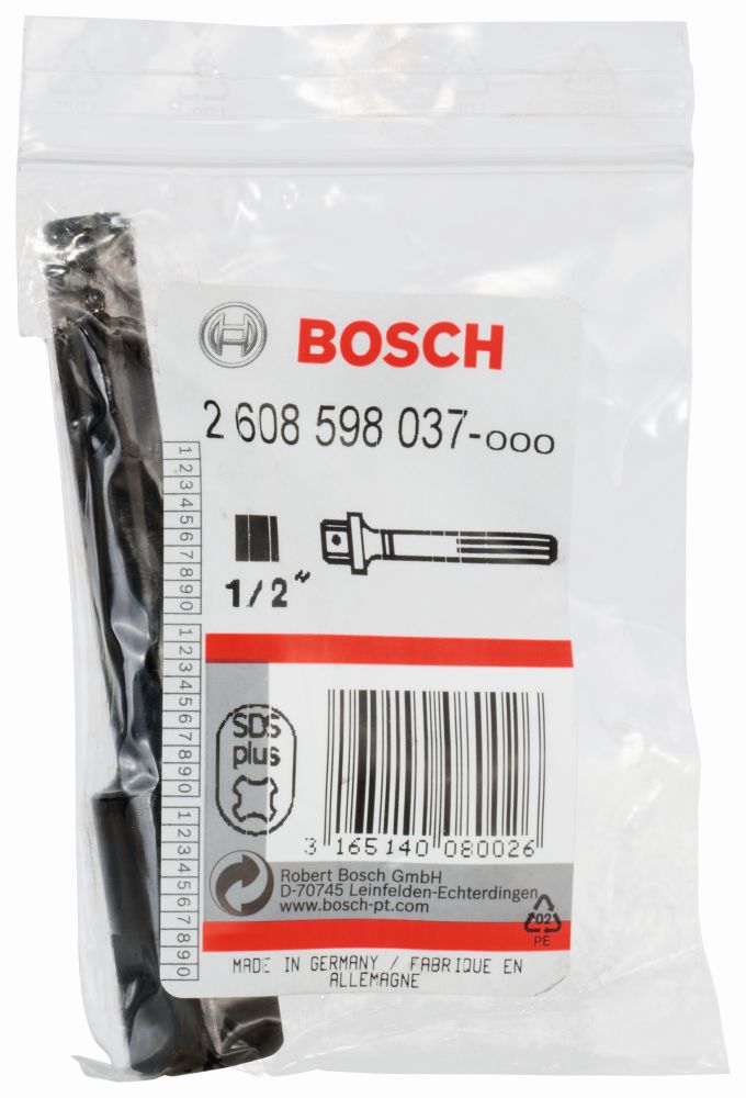 Bosch PRO Adapter SDS plus auf 1/2-Zoll Außenvierkant Produktbild img2 L