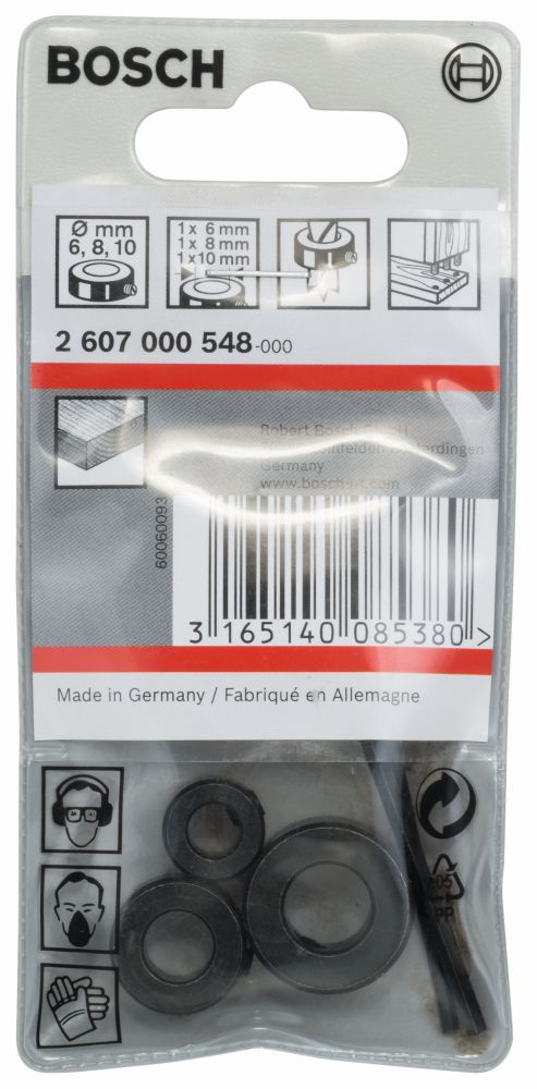 Bosch PRO 4-tlg. Tiefenanschlag-Set für das Holzbohren, 6/8/10 mm Produktbild img2 L