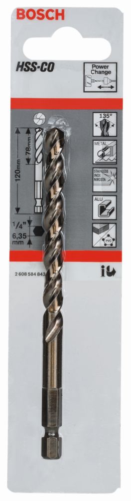 Bosch PRO Zentrierbohrer HSS-Co, 120 mm Produktbild img2 L