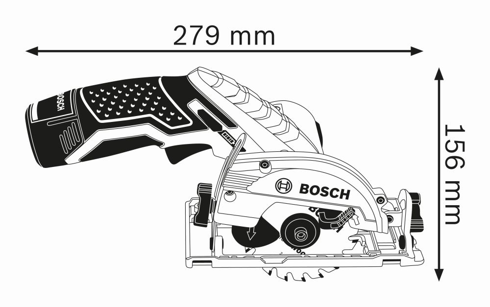 Bosch PRO Akku-Kreissäge GKS 12V-26 in L-BOXX Produktbild img3 L