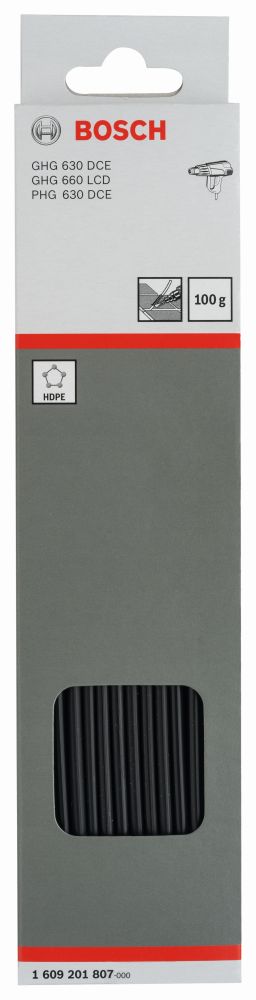 Bosch PRO Kunststoffschweißdraht, 225 mm, 4 mm, Polyethylen (HDPE) schwarz Produktbild img2 L