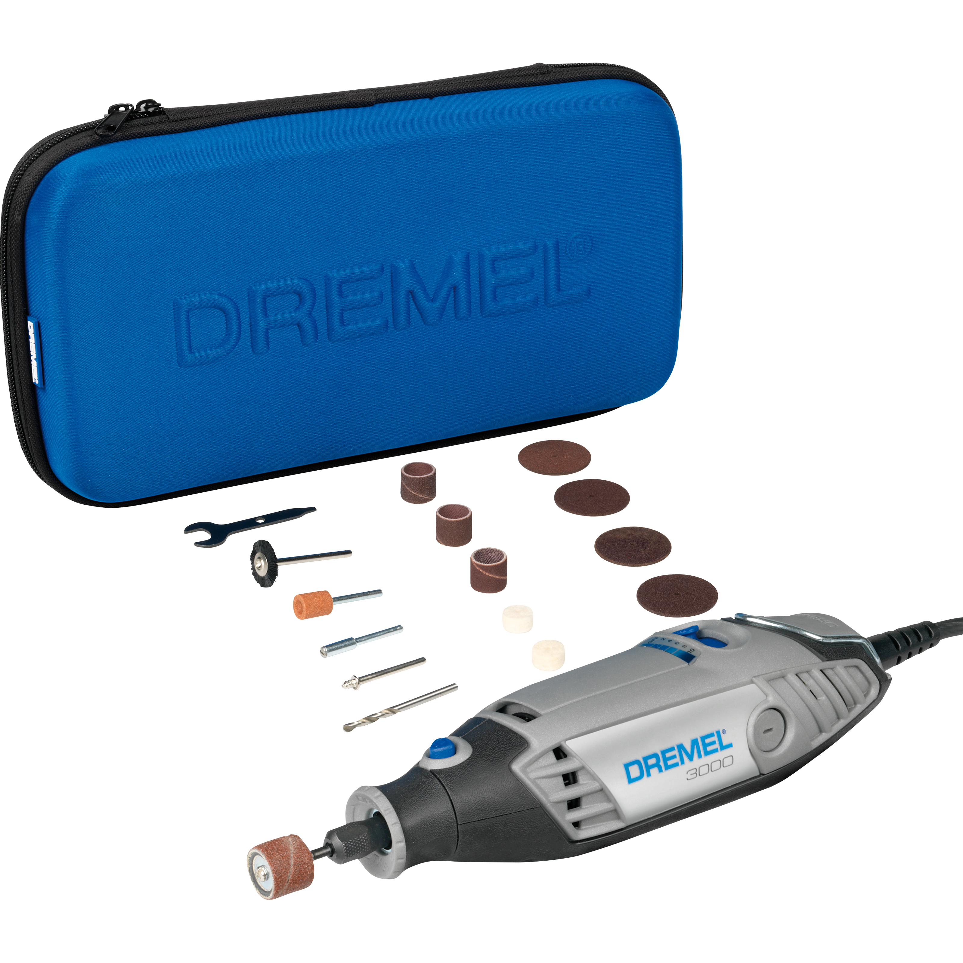 Dremel 3000-15 Multifunktionswerkzeug (130 W) mit 15 Zubehöre Produktbild img1 L