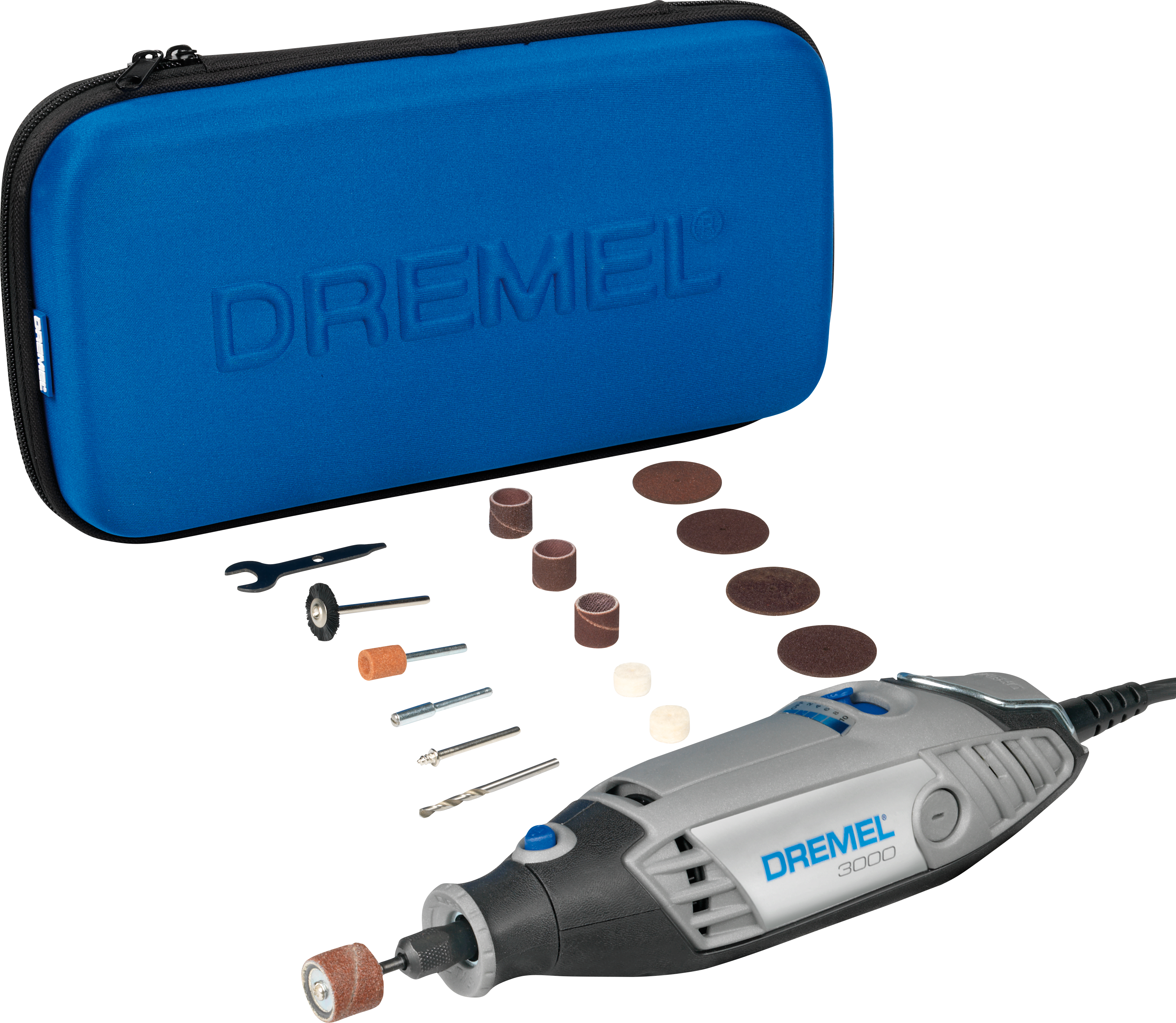 Dremel 3000-15 Multifunktionswerkzeug (130 W) mit 15 Zubehöre Produktbild img2 L