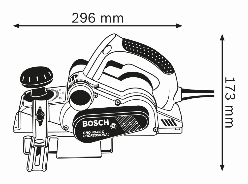 Bosch PRO Hobel GHO 40-82 C in L-BOXX Produktbild img3 L
