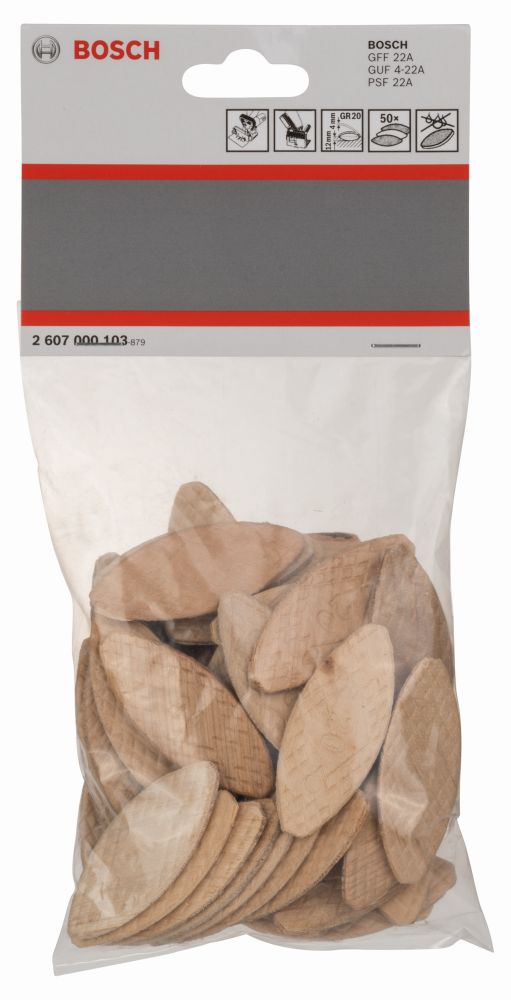 Bosch PRO Flachdübel, 60 x 23 x 4 mm, 50er-Pack Produktbild img2 L