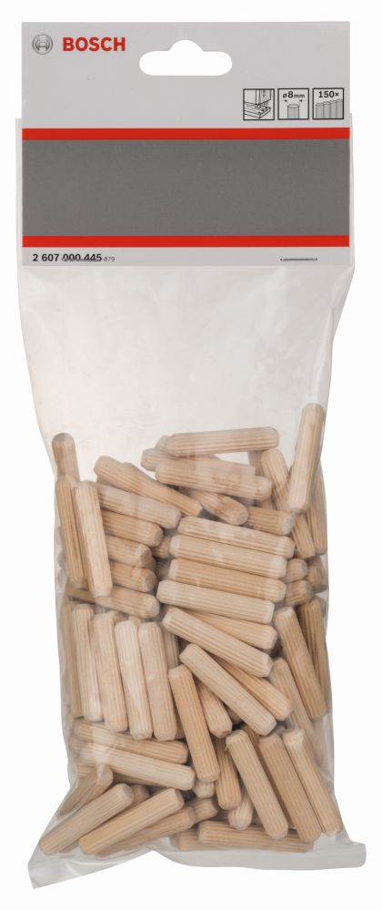 Bosch PRO Holzdübel 8 mm, 40 mm, 150er-Pack Produktbild img2 L