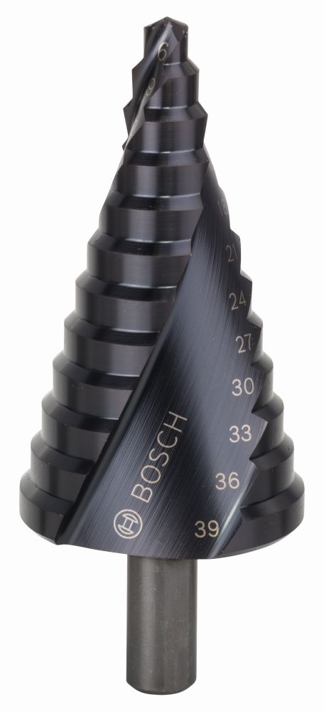 Bosch PRO Stufenbohrer HSS-AlTiN, 6 - 39 mm, 10 mm, 93,5, 12 Stufen Produktbild img1 L