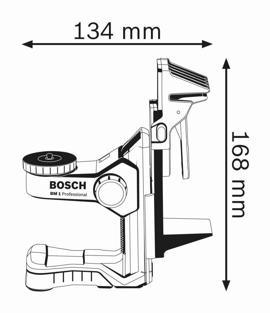 Bosch PRO Universalhalterung BM 1 Produktbild img2 L