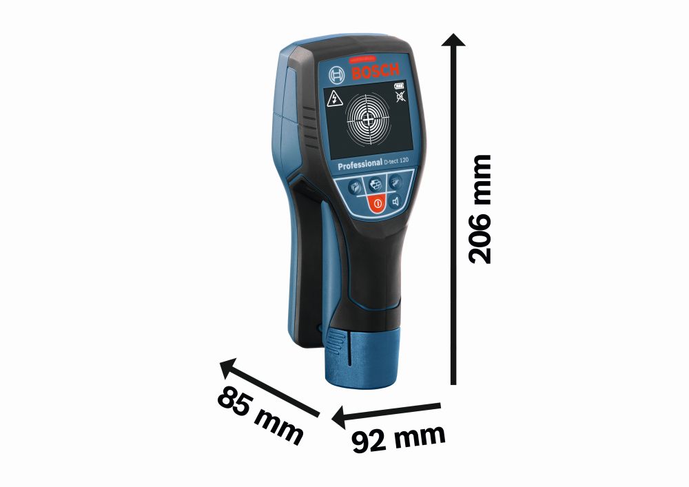 Bosch PRO Ortungsgerät Wallscanner D-tect 120, 1 x Akku GBA 12V 2.0Ah in L-BOXX Produktbild img3 L