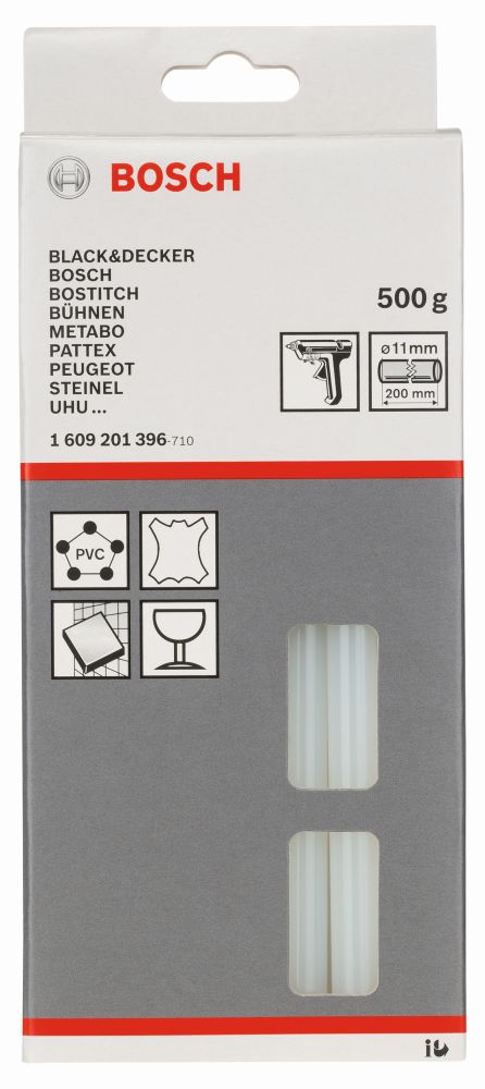 Bosch PRO Schmelzkleber, 11 x 200 mm, 500 g, transparent Produktbild img2 L