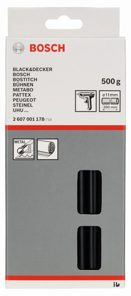 Bosch PRO Schmelzkleber, 11 x 200 mm, 500 g, schwarz Produktbild img2 L