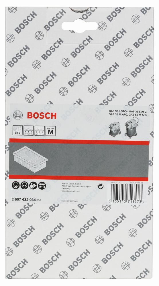 Bosch PRO Polyester-Flachfaltenfilter Produktbild img2 L