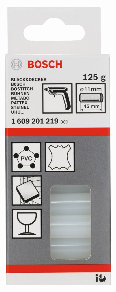 Bosch PRO Schmelzkleber, 11 x 45 mm, 125 g, transparent Produktbild img2 L
