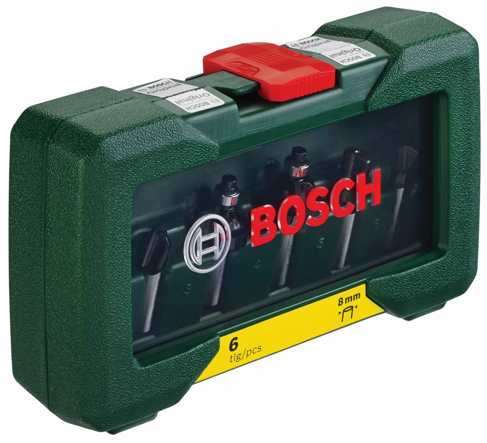 Bosch 6-teiliges HM-Fräser-Set (8 mm Schaft) Produktbild img2 L