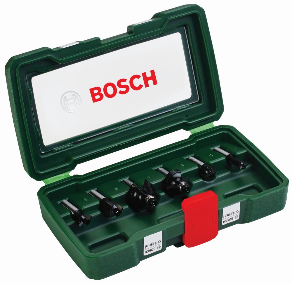 Bosch 6-teiliges HM-Fräser-Set (8 mm Schaft) Produktbild img1 L