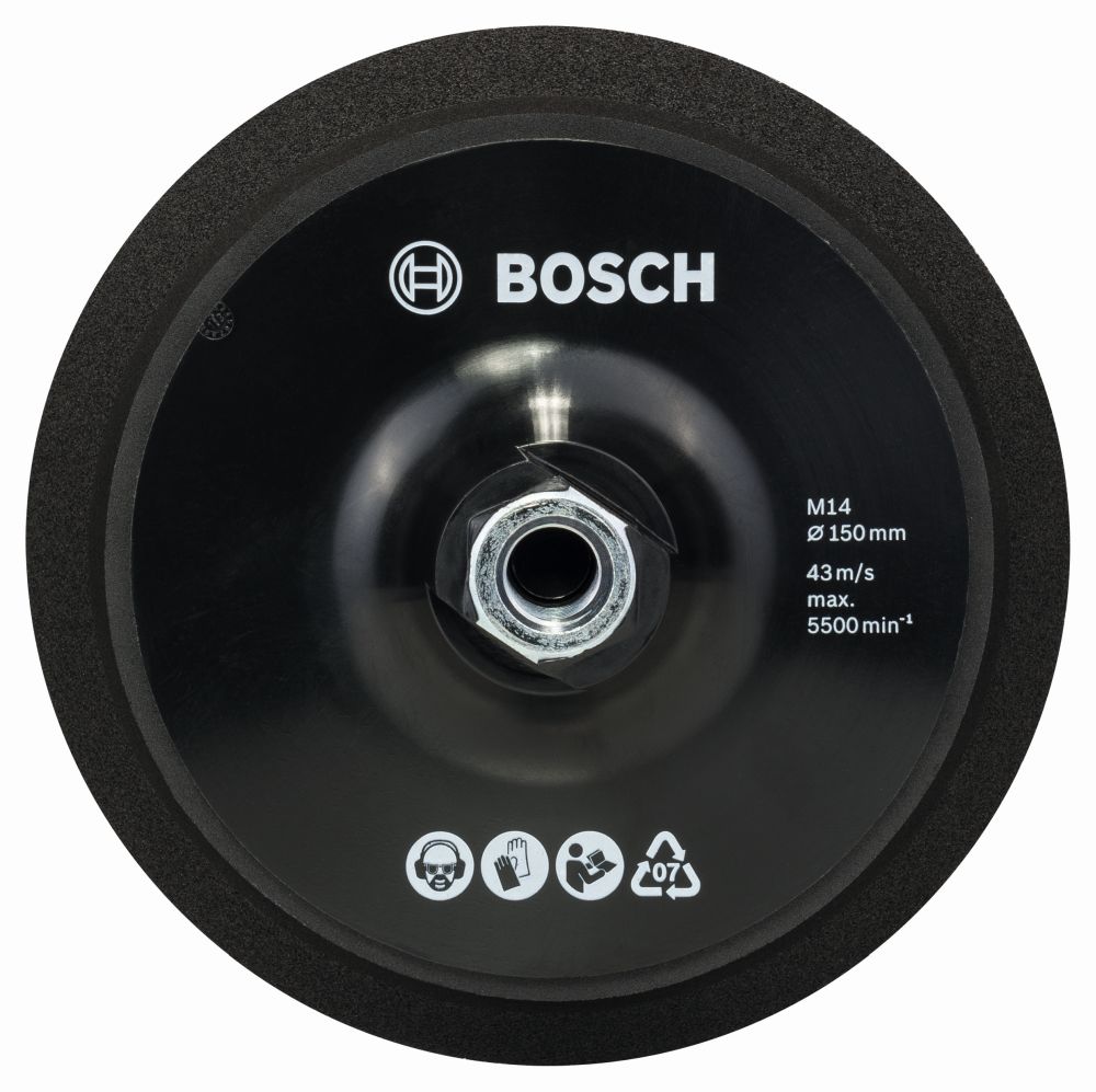 Bosch PRO Stützteller M 14, Ø 150 mm, mit Klettverschlusssystem Produktbild img1 L