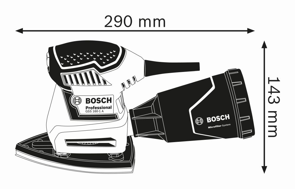 Bosch PRO Schwingschleifer GSS 160 Multi Produktbild img3 L