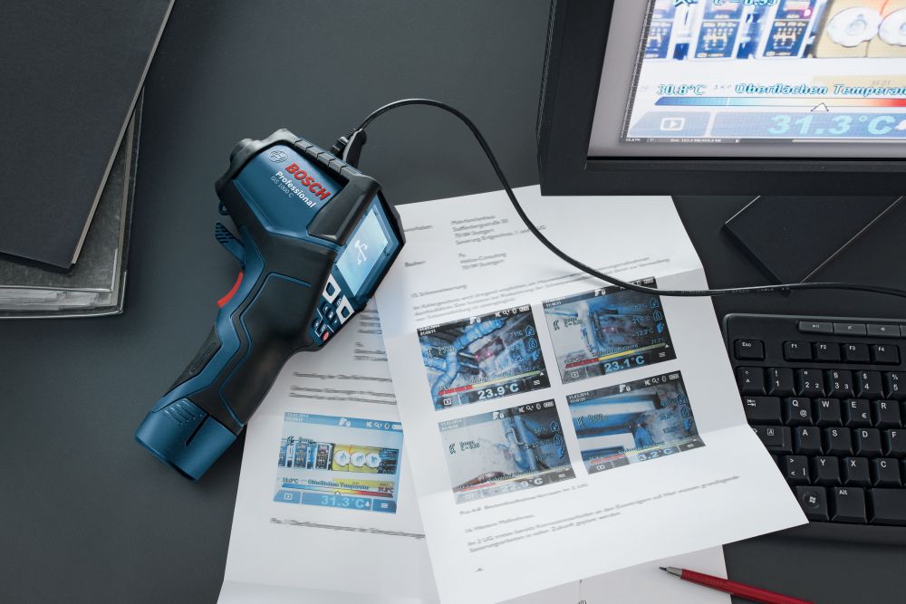 Bosch PRO Thermodetektor GIS 1000 C, 1 x Akku GBA 12V 2.0Ah in L-BOXX Produktbild img5 L