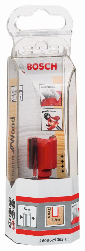 Bosch PRO Nutfräser Expert for Wood, Carbide, D 20 mm, L 19 mm, S8 mm Produktbild img2 L