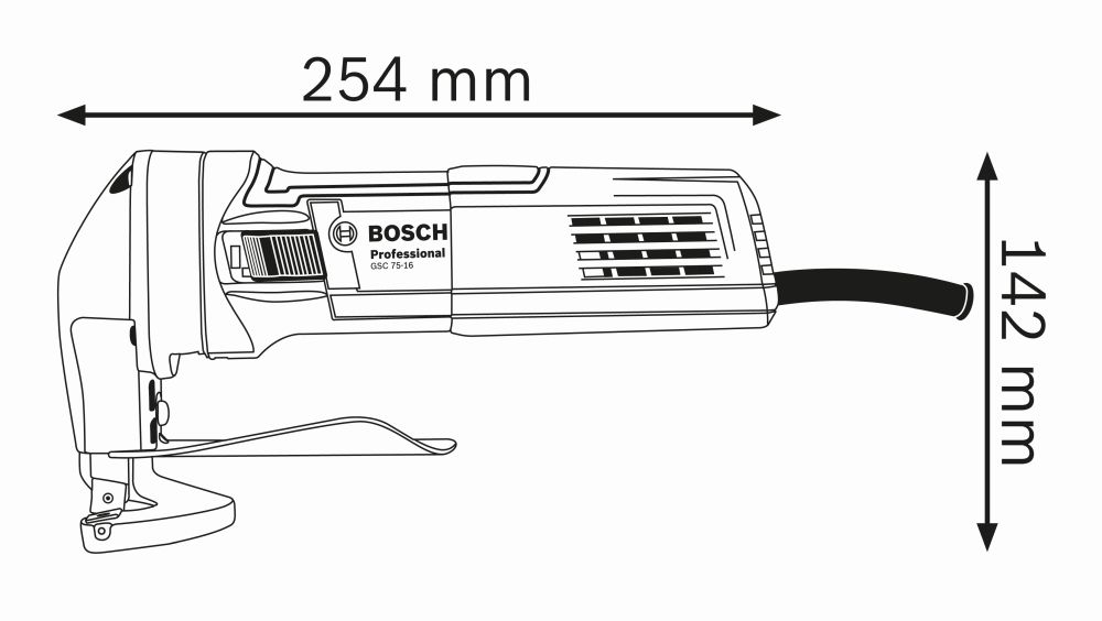 Bosch PRO Schere GSC 75-16 Produktbild img2 L