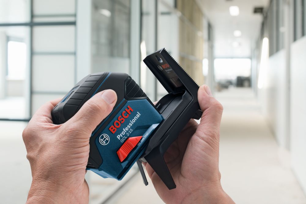 Bosch PRO Multifunktionshalterung RM 1 zur Ausrichtung der Laserlinien Produktbild img2 L