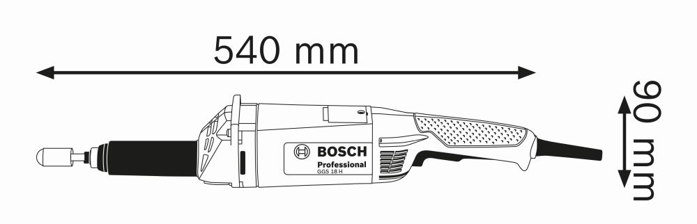 Bosch PRO Geradschleifer GGS 18 H Produktbild img3 L