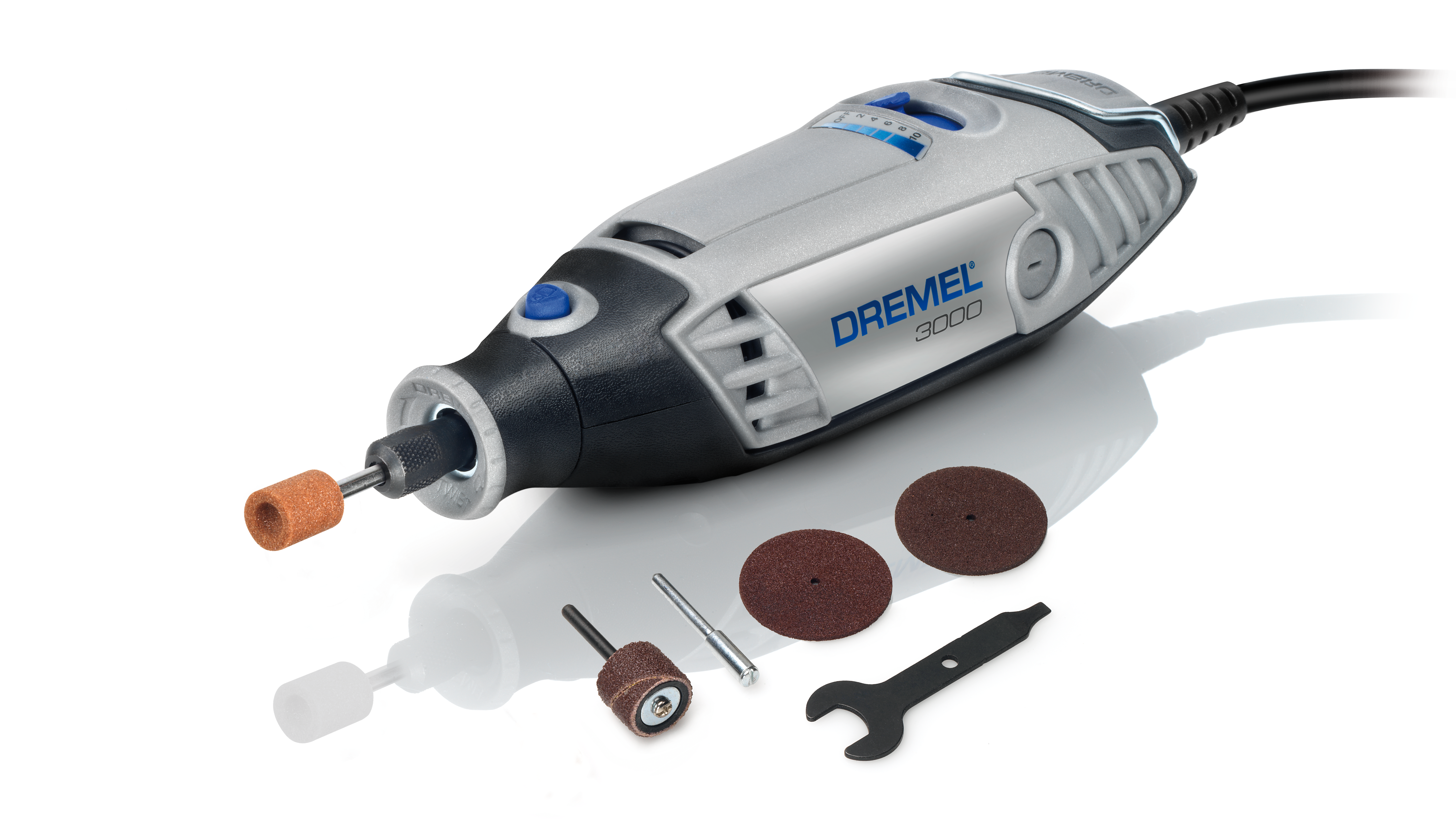 Dremel 3000-5 Multifunktionswerkzeug (130 W) mit 5 Zubehöre Produktbild img1 L