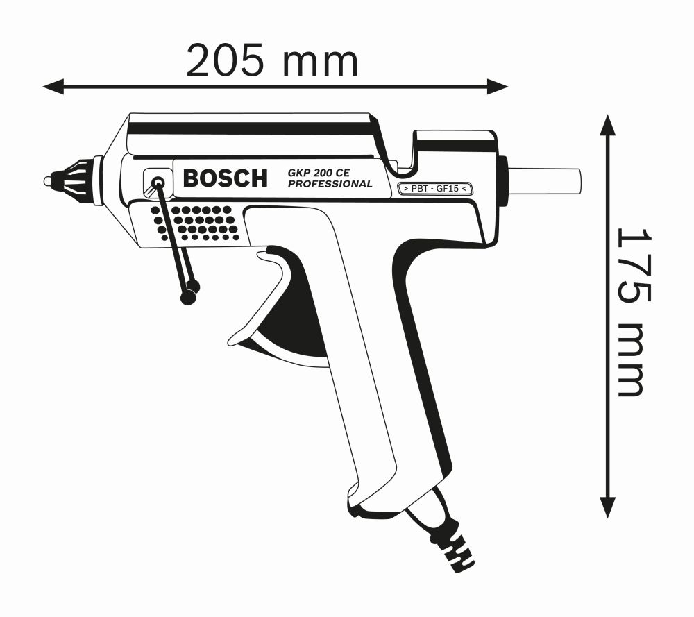 Bosch PRO Klebepistole GKP 200 CE Produktbild img2 L